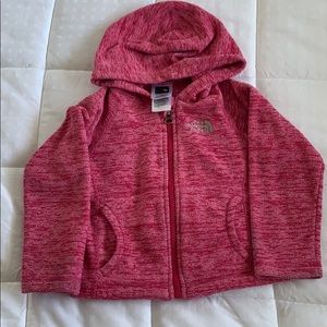 North Face fleece zip up hoodie